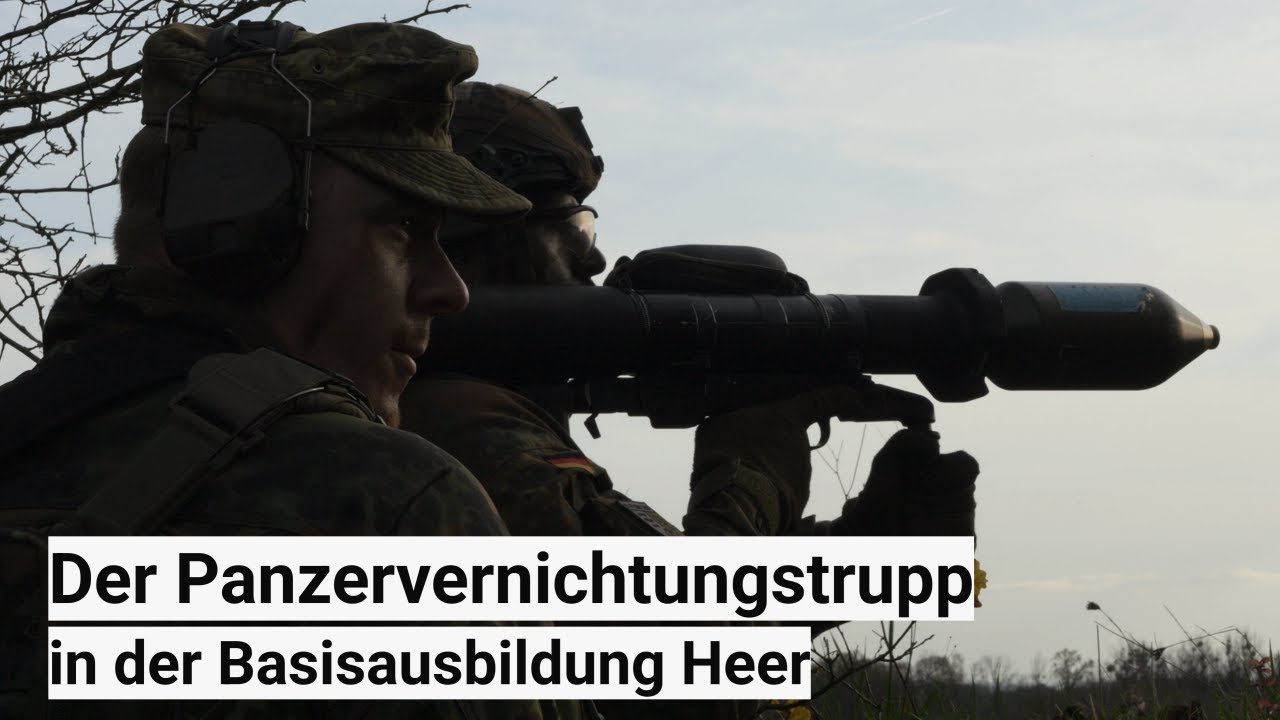 Der Panzervernichtungstrupp in der Basisausbildung Heer - Bundeswehr hautnah