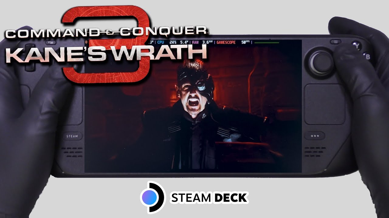 Command & Conquer 3 Kane's Wrath | Steam Deck Gameplay | Steam OS