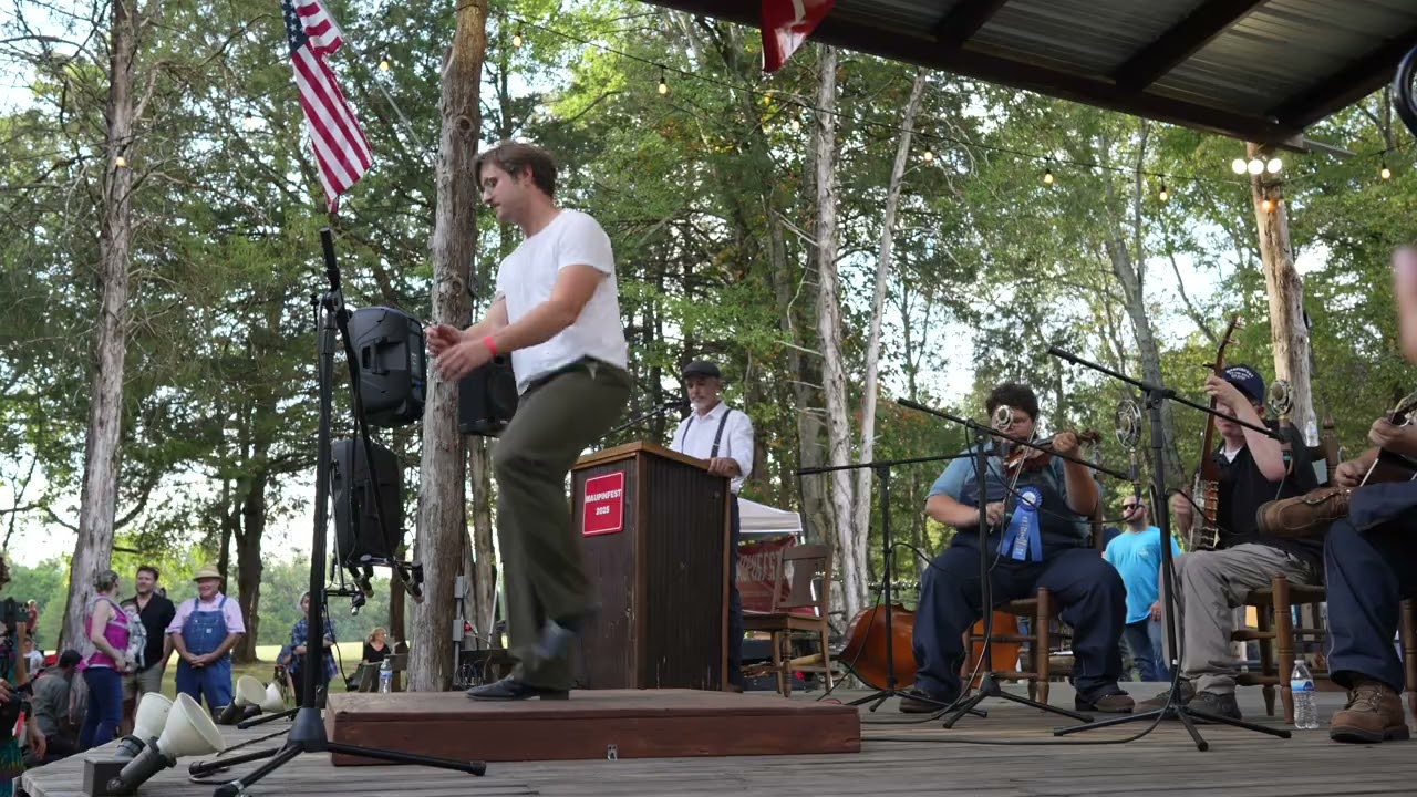 National Buck Dancing Champion, Nathan Vargo, 2025 Maupinfest