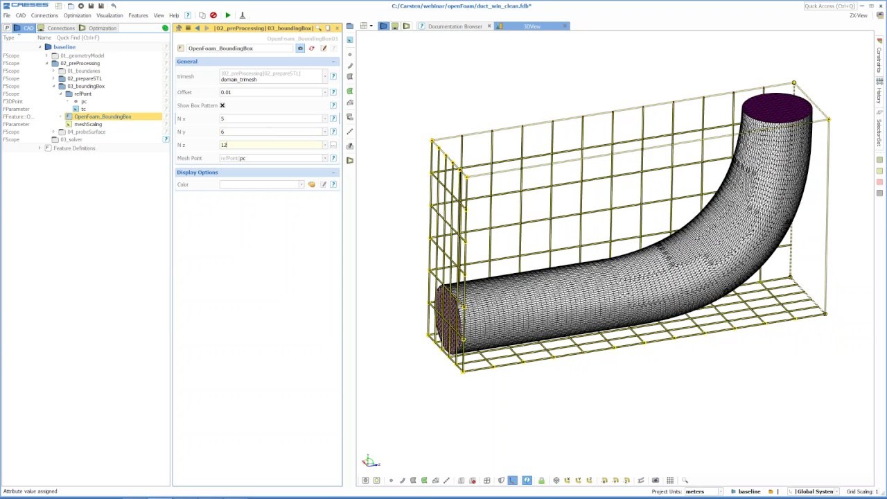 Webinar: CAESES® as a GUI for OpenFOAM