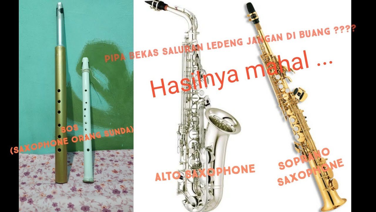 JANGAN DI BUANG MAHAL HASILNYA | DIY saxophone pvc | CARA MEMBUAT SAXOPHONE DARI PIPA BEKAS