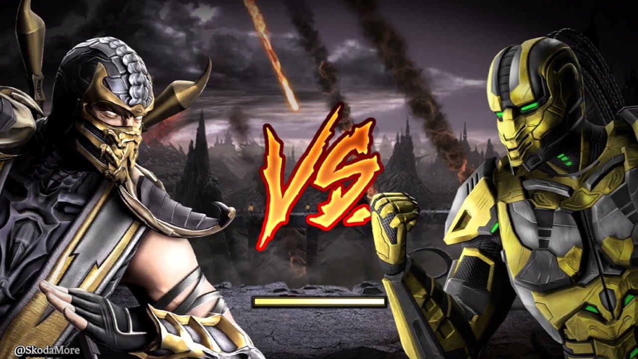 Scorpion vs Sector Mortal Kombat 9