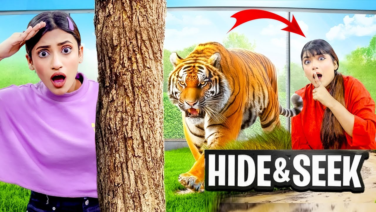 I Hid In LARGEST Zoo And She Had No Idea | *gone wrong* 😭| SAMREEN ALI