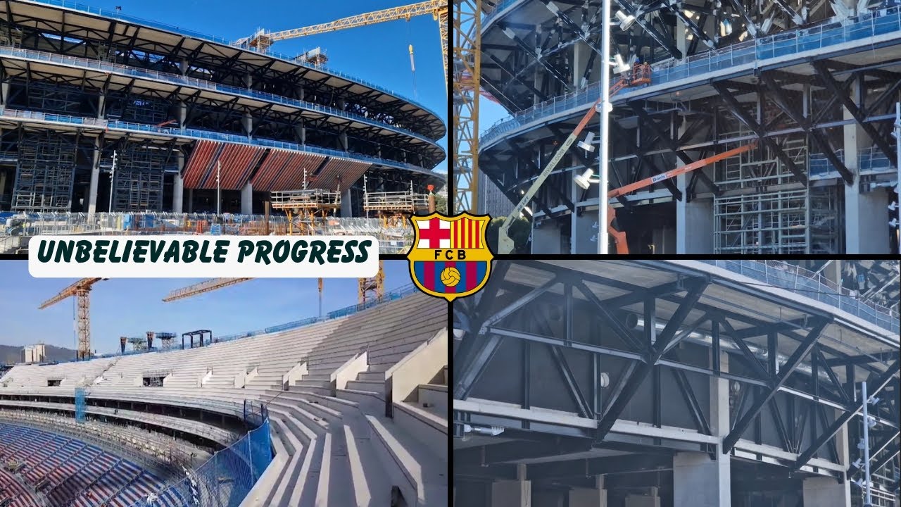 Camp Nou Transformation Update🔥 | Latest Stadium Construction Progress