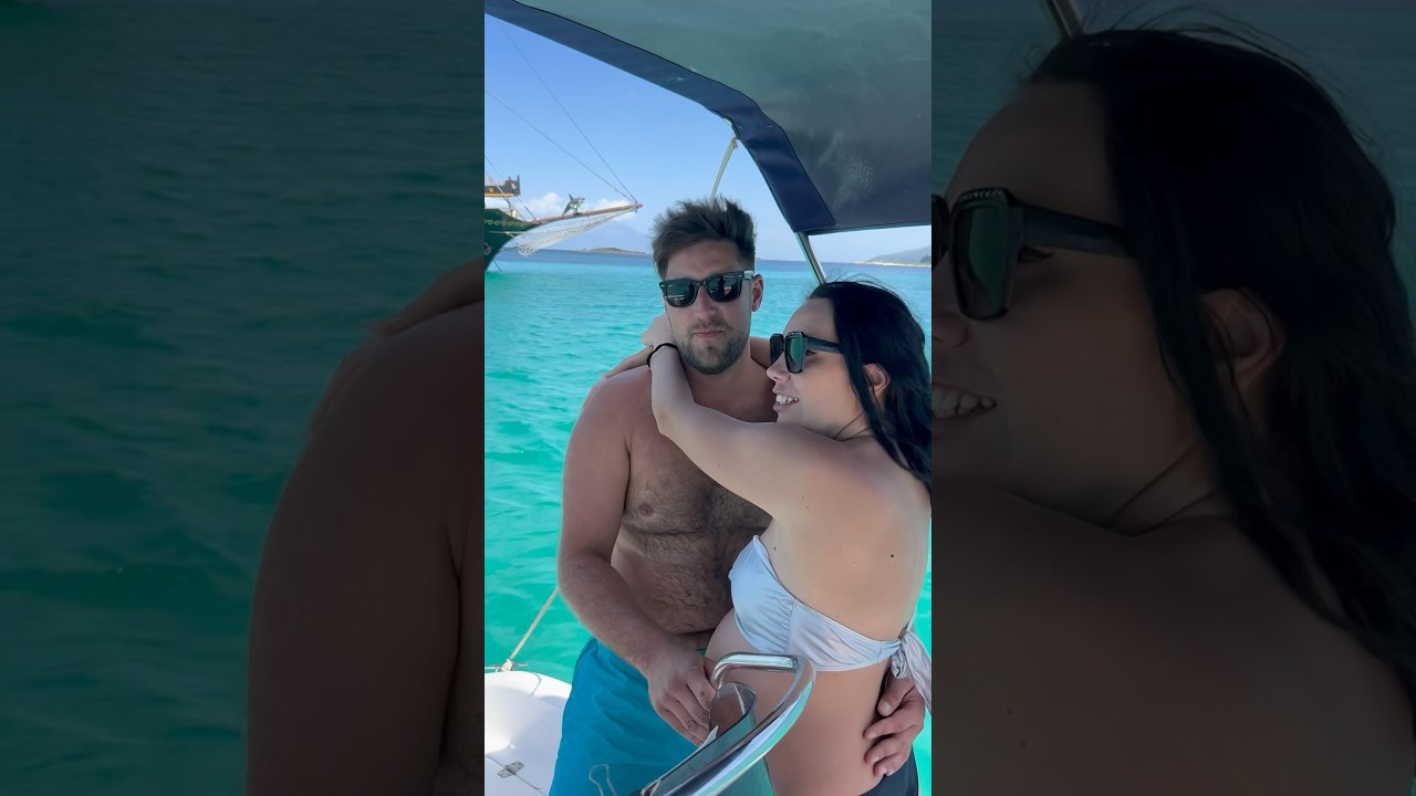 COUPLE GOALS❤️ #boat #partyboat #pregnant #with #twins #youtubeshorts #viralvideo #shorts