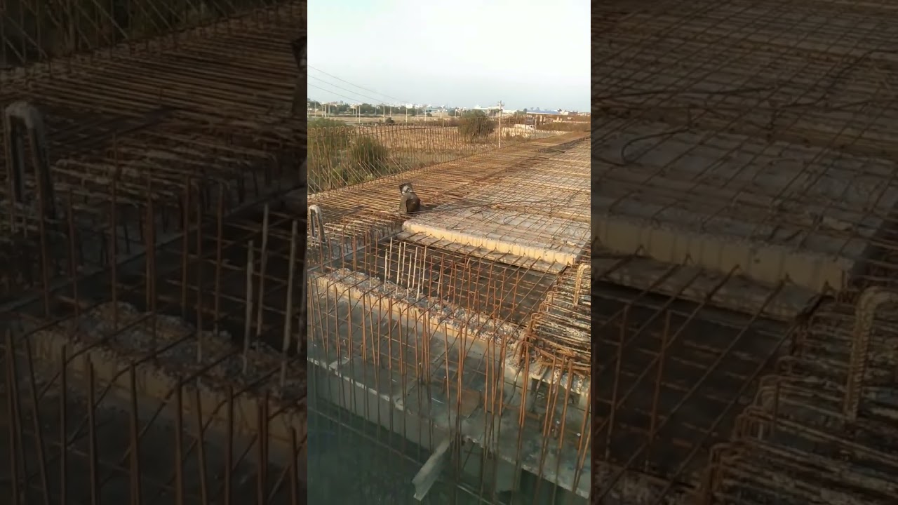 elevated deck slab binding work