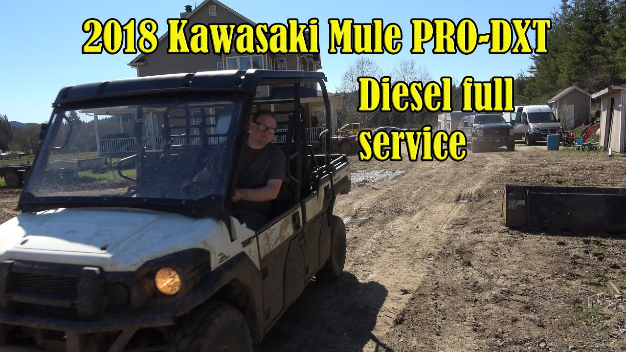 2018 Kawasaki Mule PRO DXT Diesel Full Service