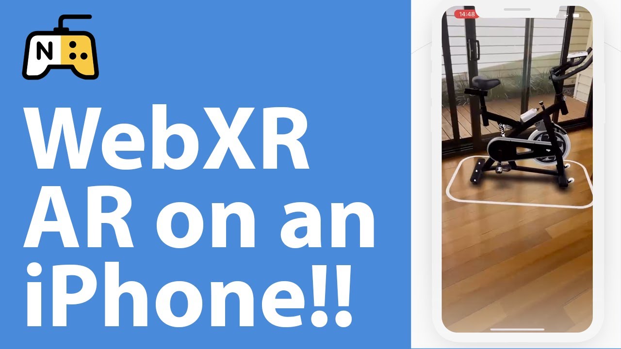 WebXR AR on an iPhone!!