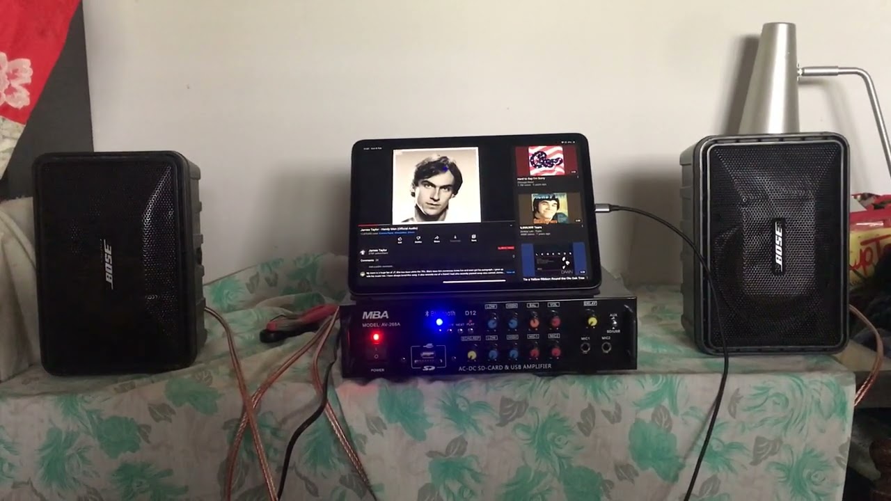 Bose 101 music mornitor sound test 01