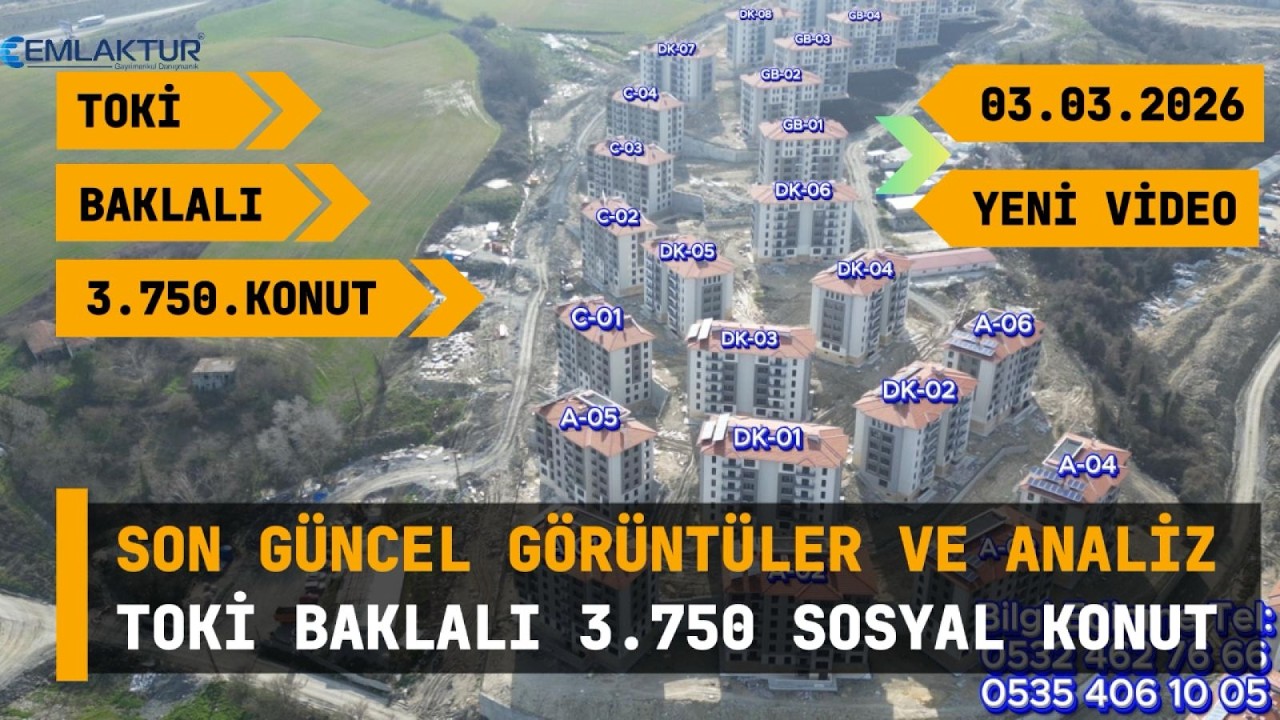 Toki Arnavutköy Baklalı 3750 Sosyal Konut Yeni Çekimler Son Güncel Görüntüler İle Detaylı Analiz