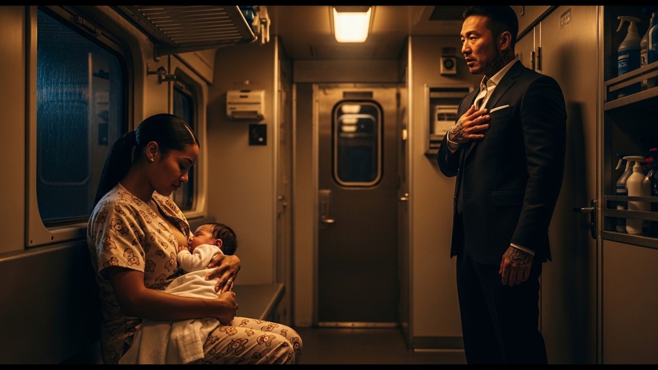 Korean Mafia Boss' Baby Kept Crying on The Train... Until The Woman Did Something He Never Thought