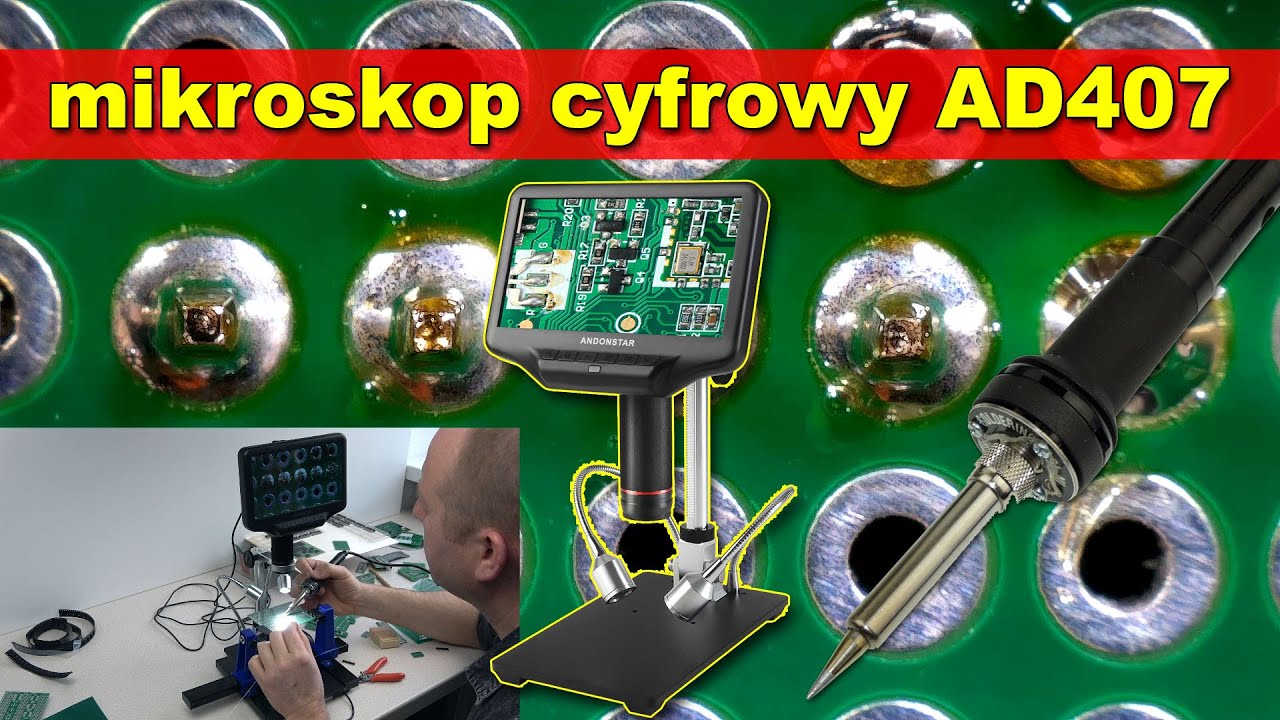 AD407 mikroskop cyfrowy - szybka prezentacja