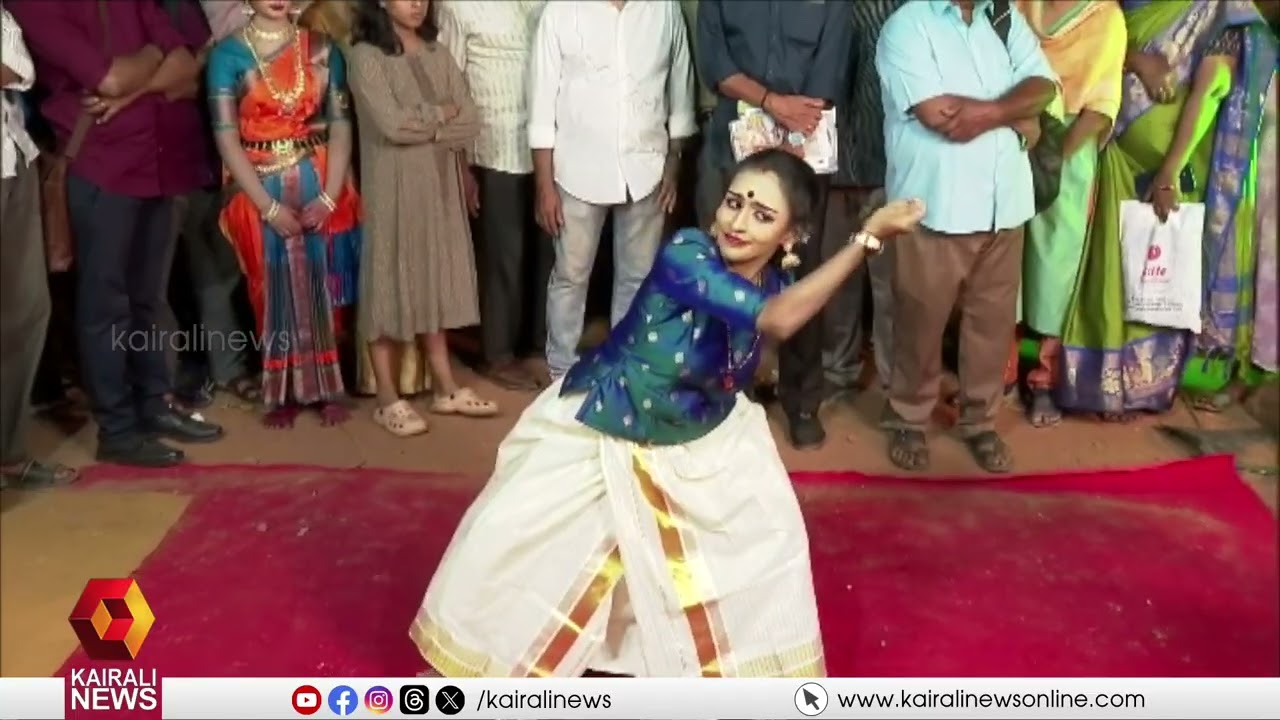 ചടുലമായ ചുവടുകളും നാടൻ പാട്ടിന്റെ ഇമ്പവും;  നാടോടിനൃത്തത്തിന്റെ ആവേശത്തിൽ വരദ | KALOLSAVAM
