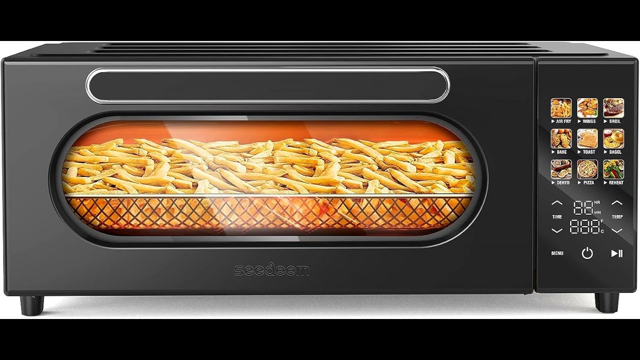 SEEDEEM 10-in-1 Air Fryer Oven Review - Pros & Cons - SEEDEEM toaster oven