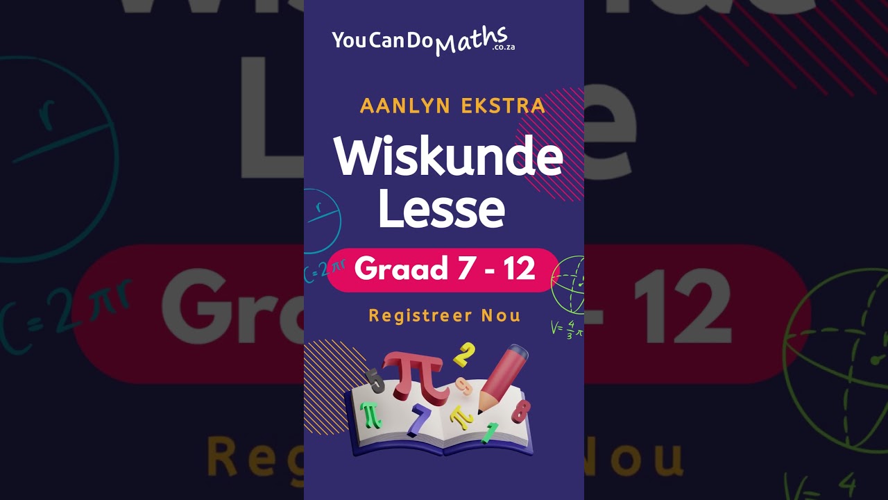 Verbeter Jou Wiskunde Punte Met YouCanDoMaths
