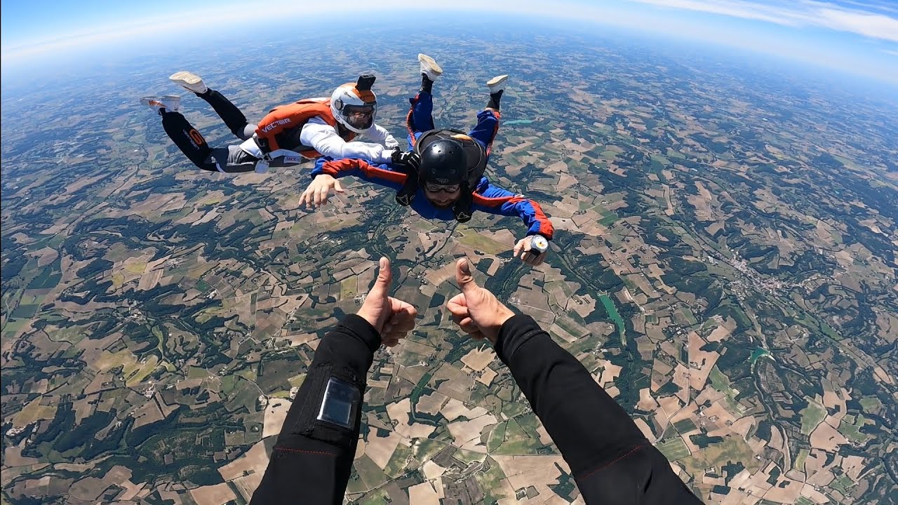 Saut en parachute pac 4000m