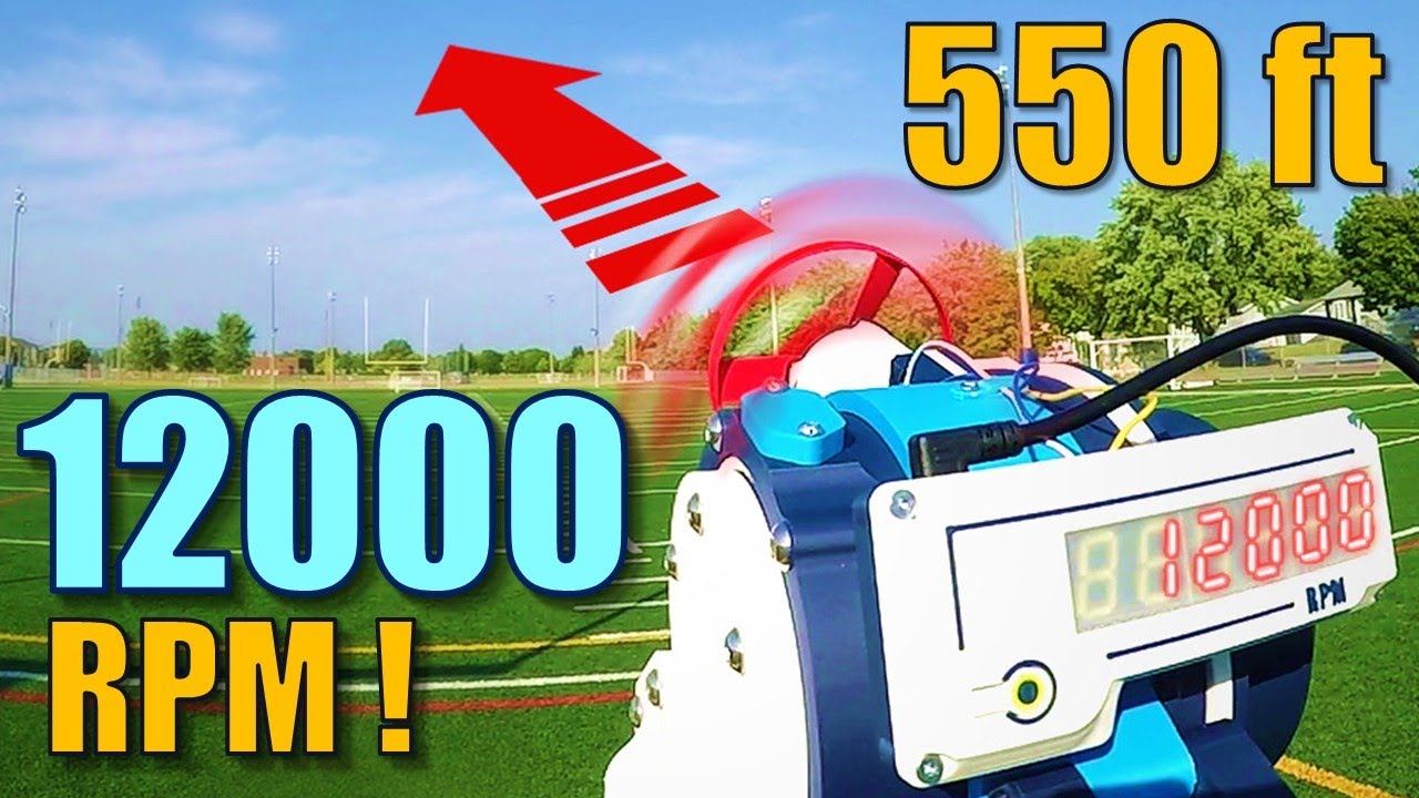 Can a 3D Printed Propeller Launcher Outrange a Football Field?