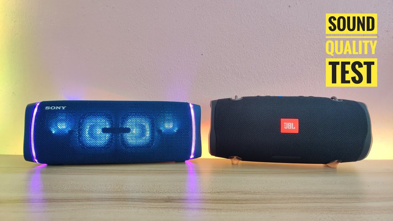 sony srs xb43 vs jbl xtreme 2 sound quality test!!✨