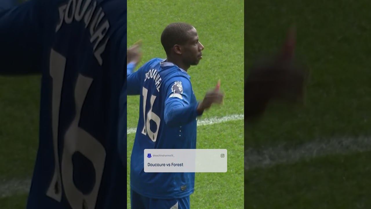 Those City Ground limbs 🤩 Doucoure's 94th-minute winner! #everton #goal #shorts