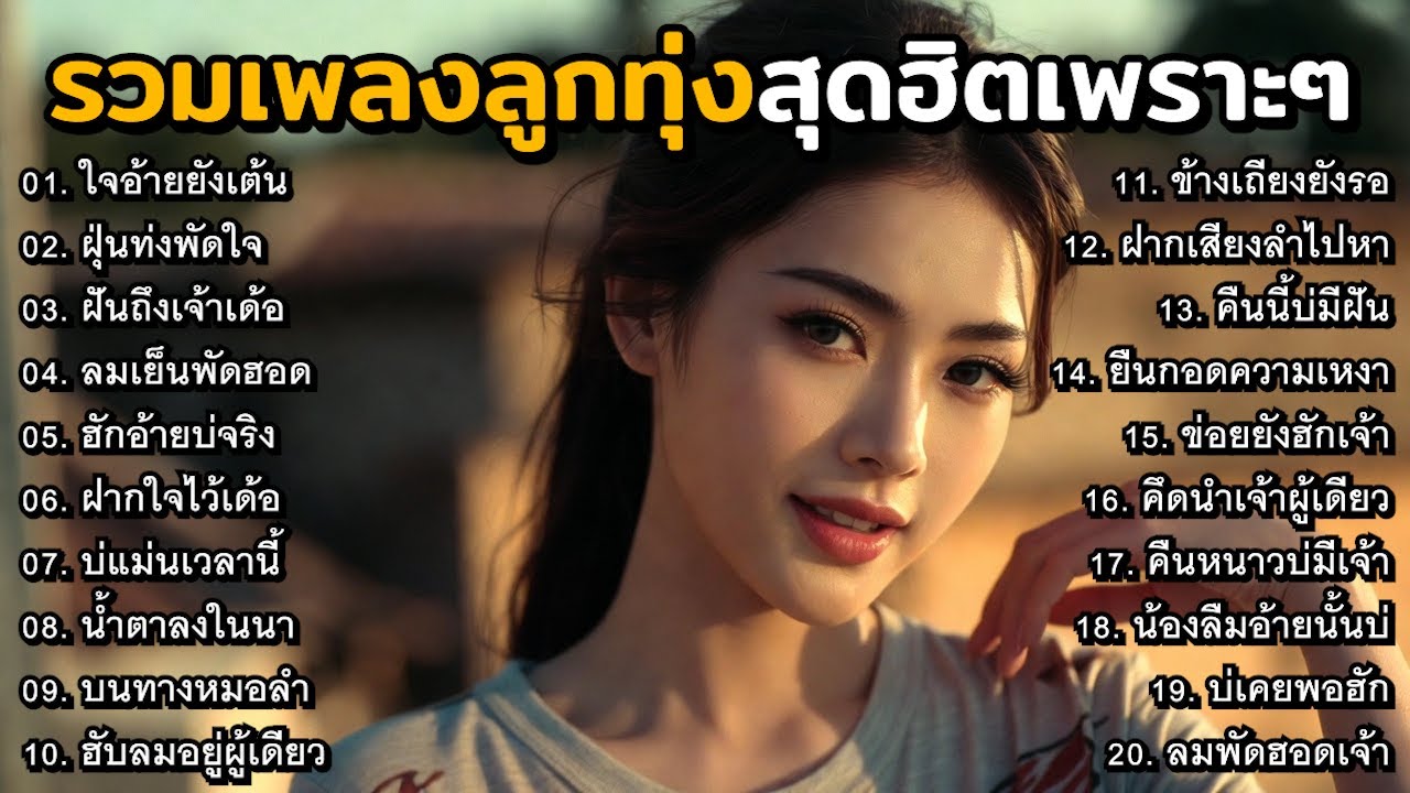 รวมเพลงลูกทุ่งใหม่ 2026 🌾 เพราะๆ ฮิตกำลังมา
