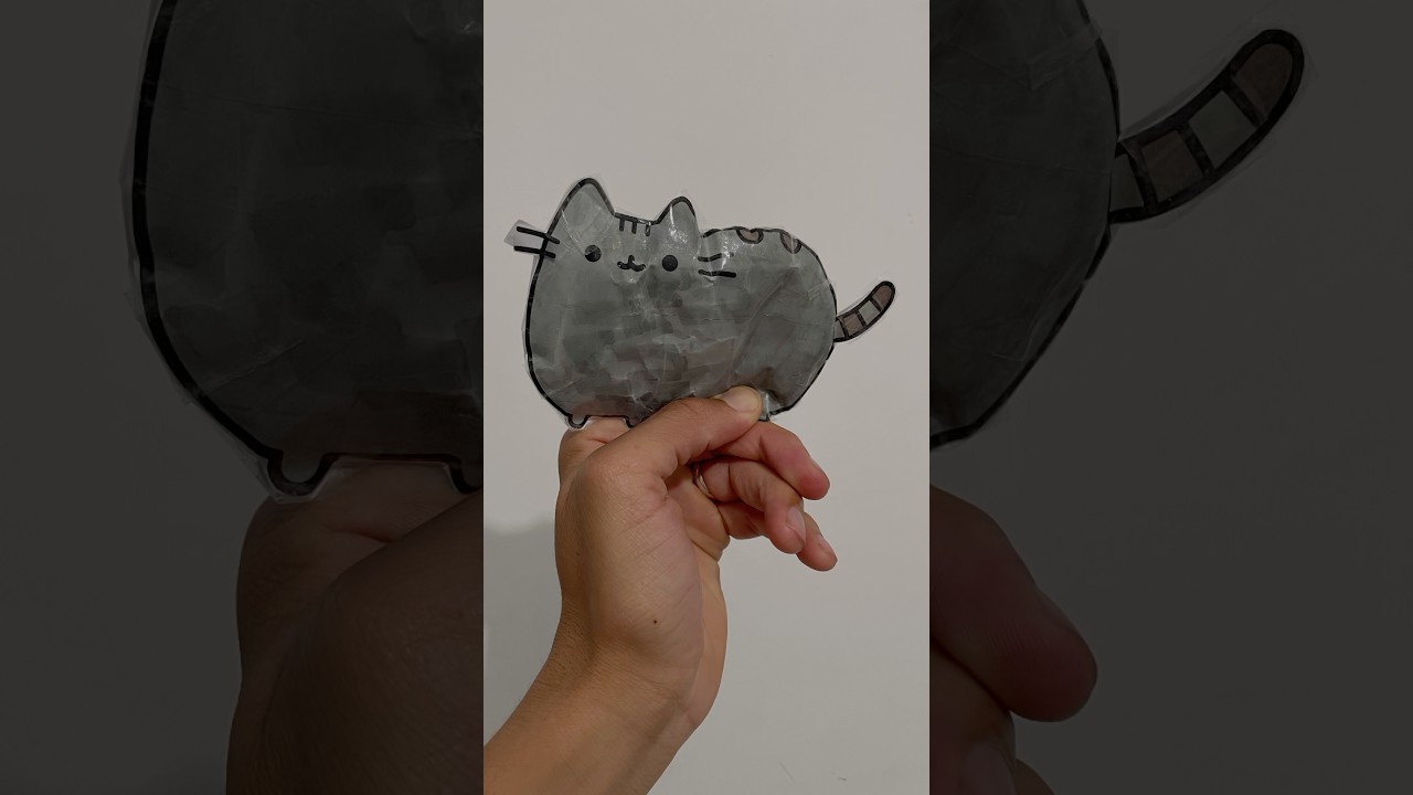 Pusheen Cat Squishy Paper | DIY Paper Squishy Pusheen Cat Toy For Kids #pusheen #pusheencat