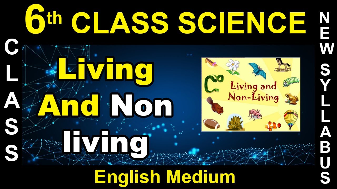 6th Class || English Medium || Science || Living And Non living || 2020 New Syllabus Digital Teacher