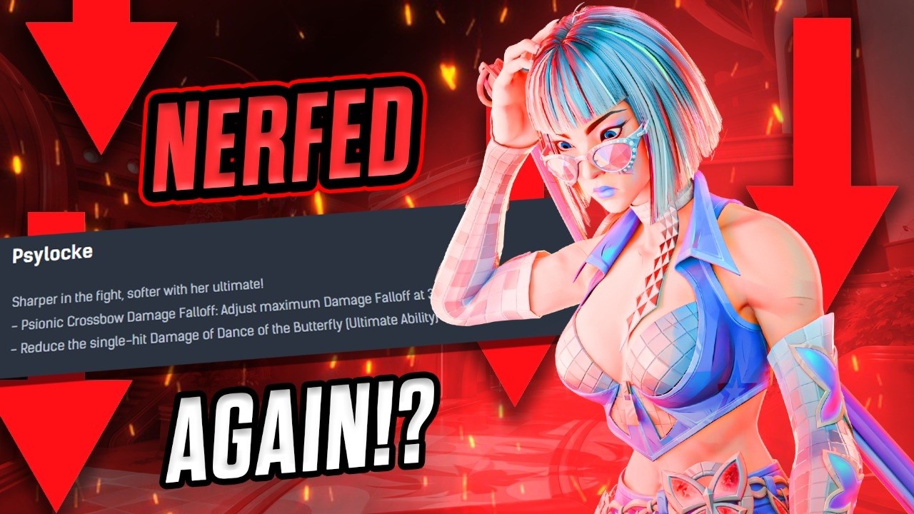 When The #1 Controller PSYLOCKE Gets Her NERFED in SZN 6.5