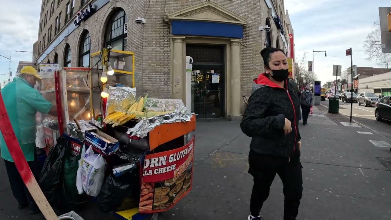 NYC Flatbush Ave.& Church Ave.[4K] -Walking Tour !!!