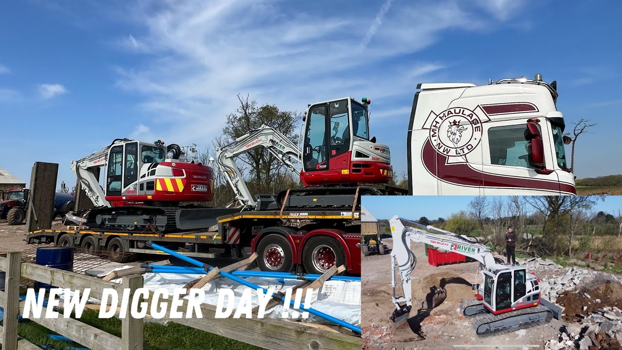 NEW MACHINE DAY ON THE FARM !!!