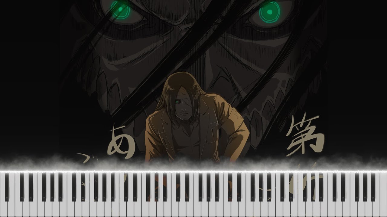 Shock - Attack on Titan Season 4 ED FULL [Piano cover+sheets]