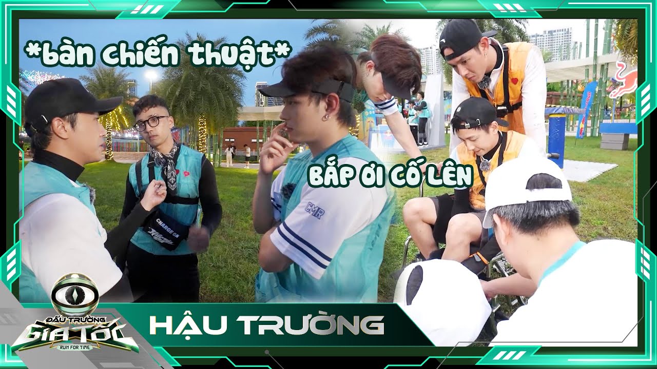 Cận cảnh chấn thương của Ngô Kiến Huy, Cris bàn kĩ chiến lược với đồng đội | BTS Đấu Trường Gia Tốc