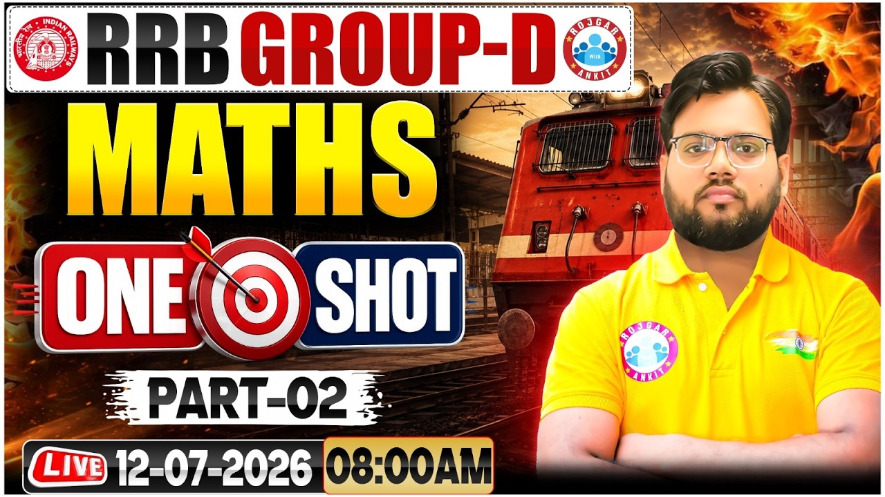 RRB Group D Maths Classes | Railway Group D Maths One Shot Class | Group D Maths by Aakash Sir