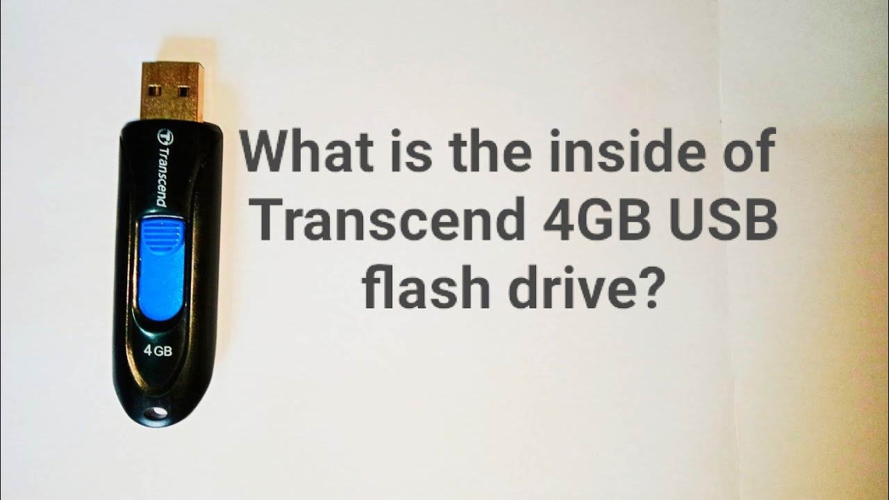 TRANSCEND 4GB USB FLASH DRIVE | TEARDOWN