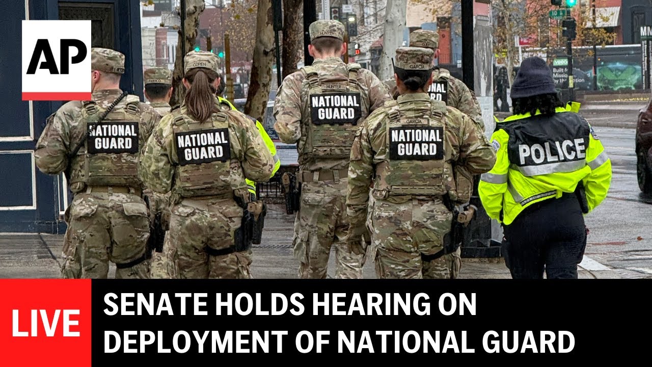 LIVE: Senate holds a hearing on the deployment of the National Guard