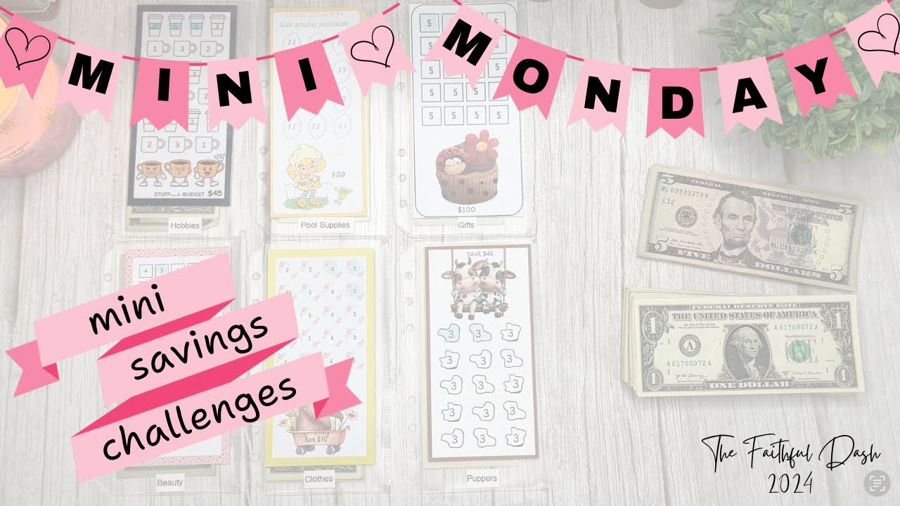 Mini Monday #3 | Mini Savings Challenges | Saving for Sinking Funds