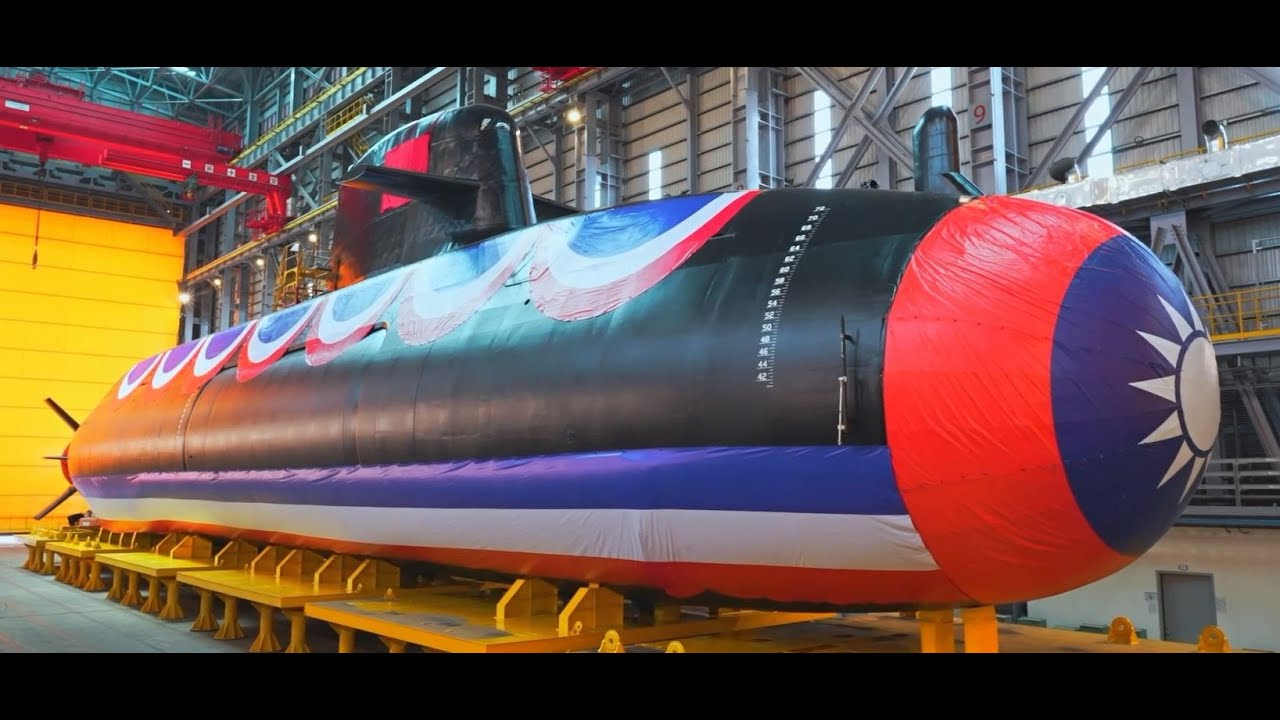 首艘潛艦國造海鯤軍艦命名暨下水典禮(20230928)