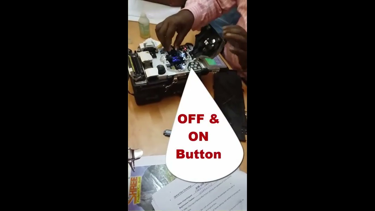 How to CONNECT BROKEN  optical fiber cable live PRACTICAL||SPLICING OPTICAL FIBER||fusion method