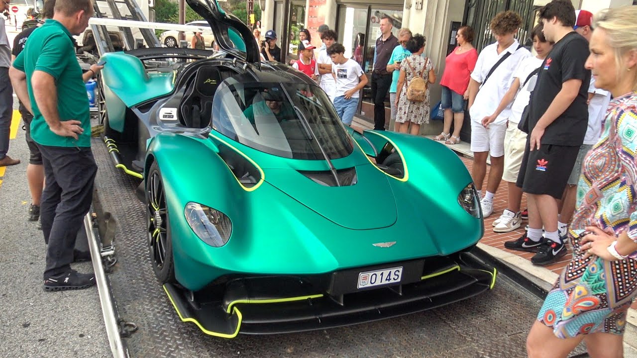 FERNANDO ALONSO Driving His NEW Aston Martin VALKYRIE through the Streets of Monaco!!