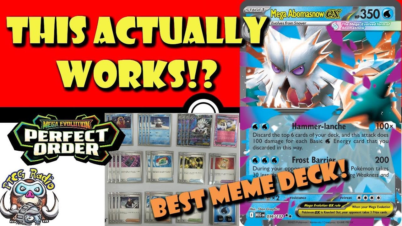 Лучшая мемная колода в Pokémon TCG! Мега Абомасноу стал по-настоящему хорош!? (Новости Pokémon TCG)