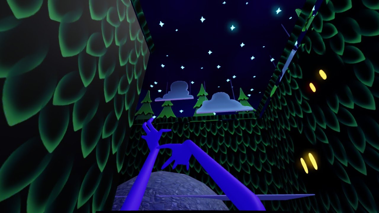 purple creature  attack 🥶 Roblox game rainbow friends #roblox 