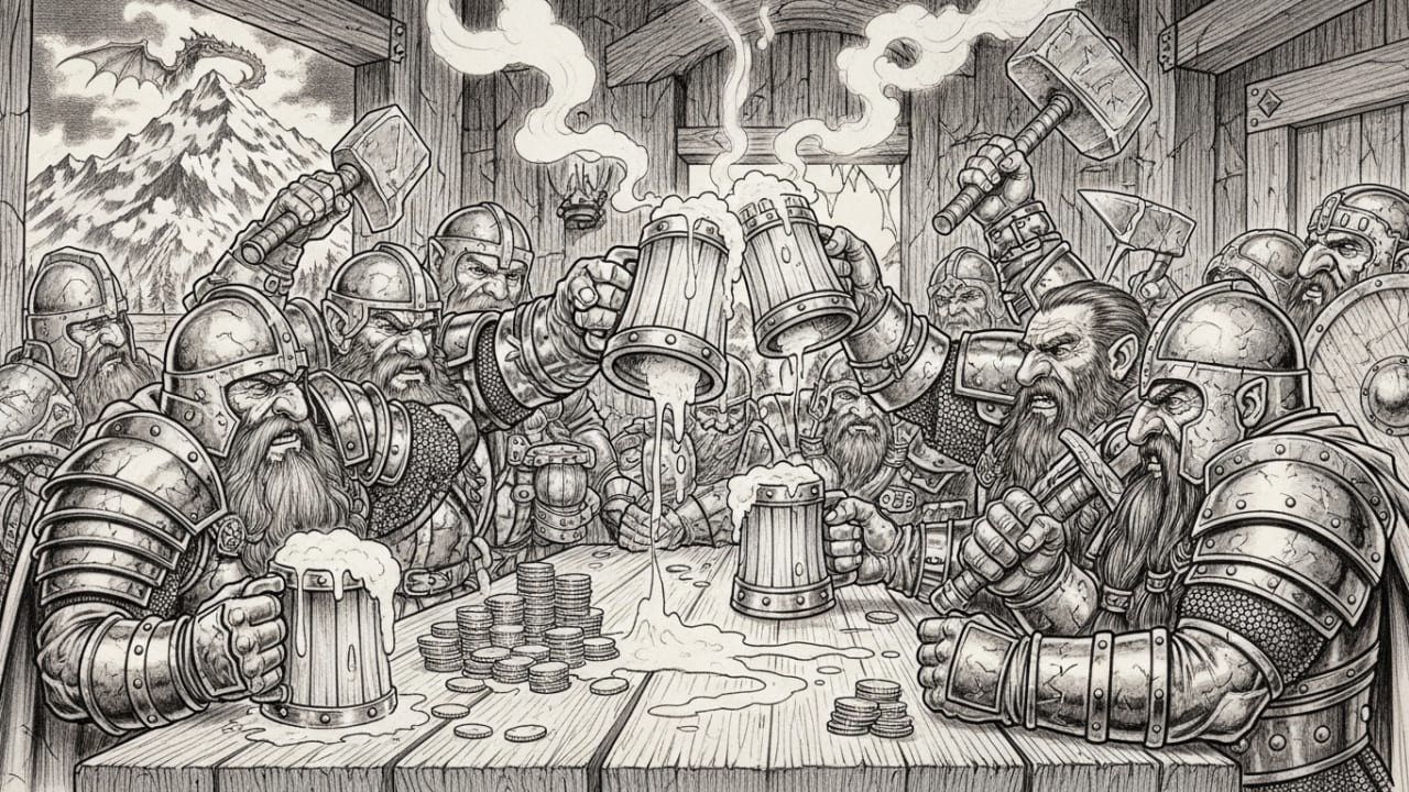 Ale, Ash, and Dragon Gold | D&D, Modern Tavern Fantasy