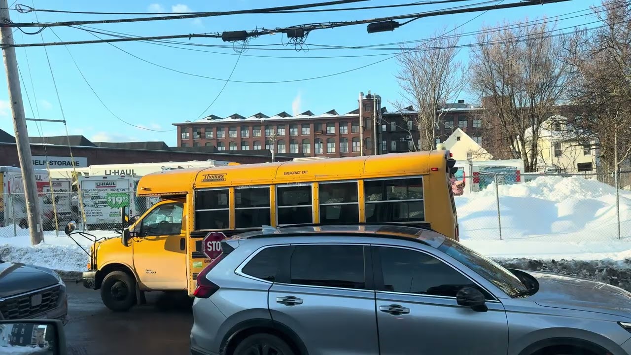 Driving though Lawrence,Massachusetts 