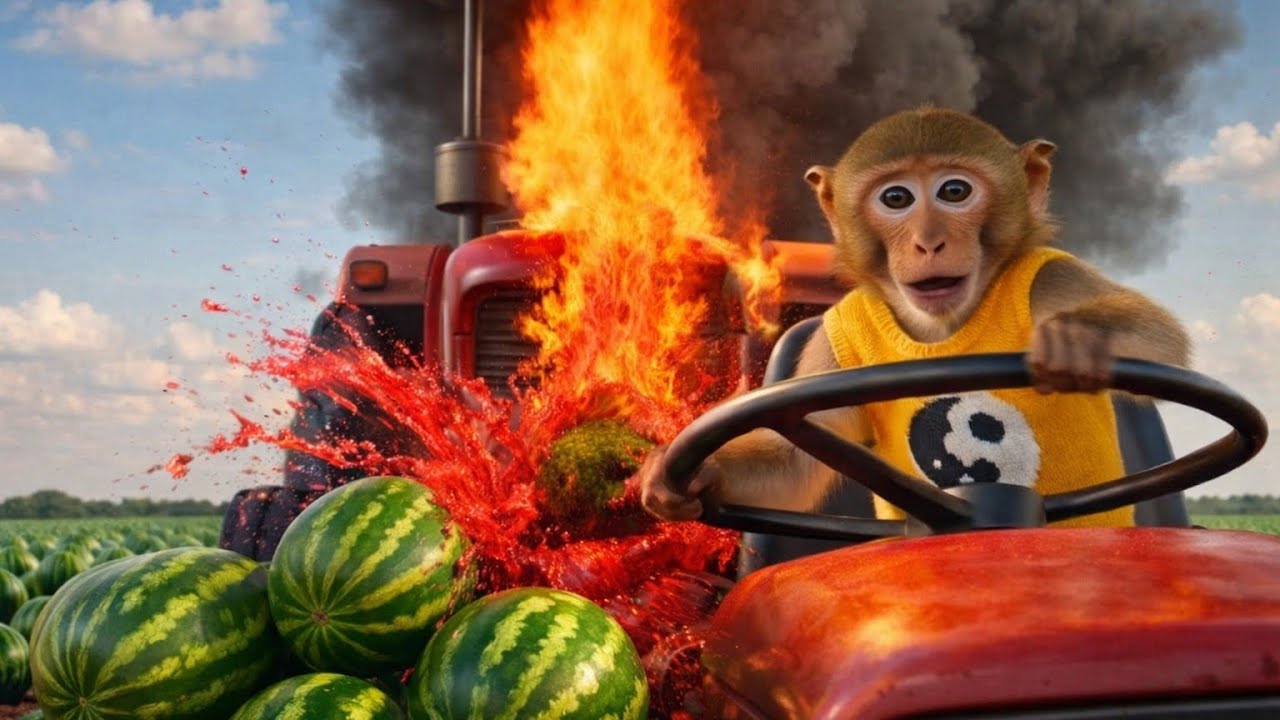 Rio and Banzo’s Epic Farm & Himalayan Tractor Adventure 🐵🚜
