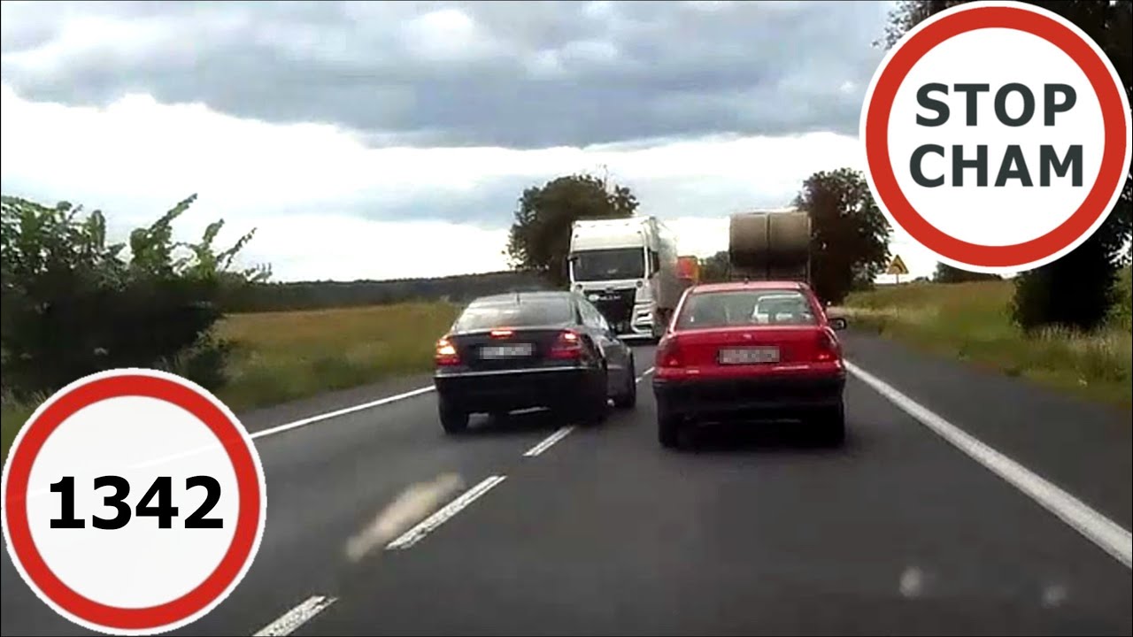 Stop Cham #1342 - Niebezpieczne i chamskie sytuacje na drogach