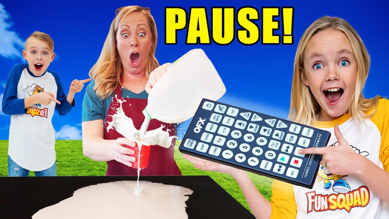 Kids Fun TV Pause Remote Challenge, подборка! Коварные шутки!