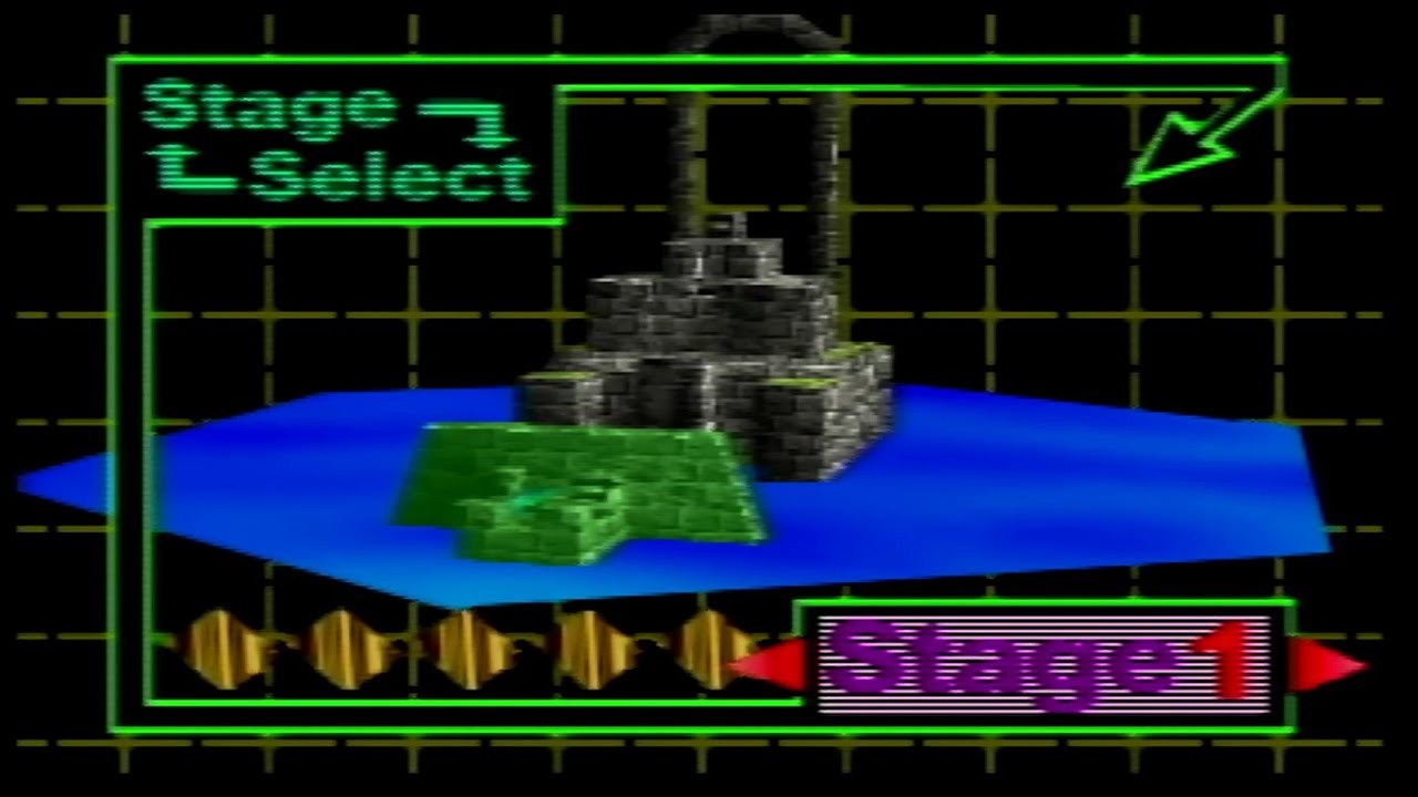 Bomberman 64 (N64) - Walkthrough / Green Garden - Stage 1 - Hidden Gold Cards