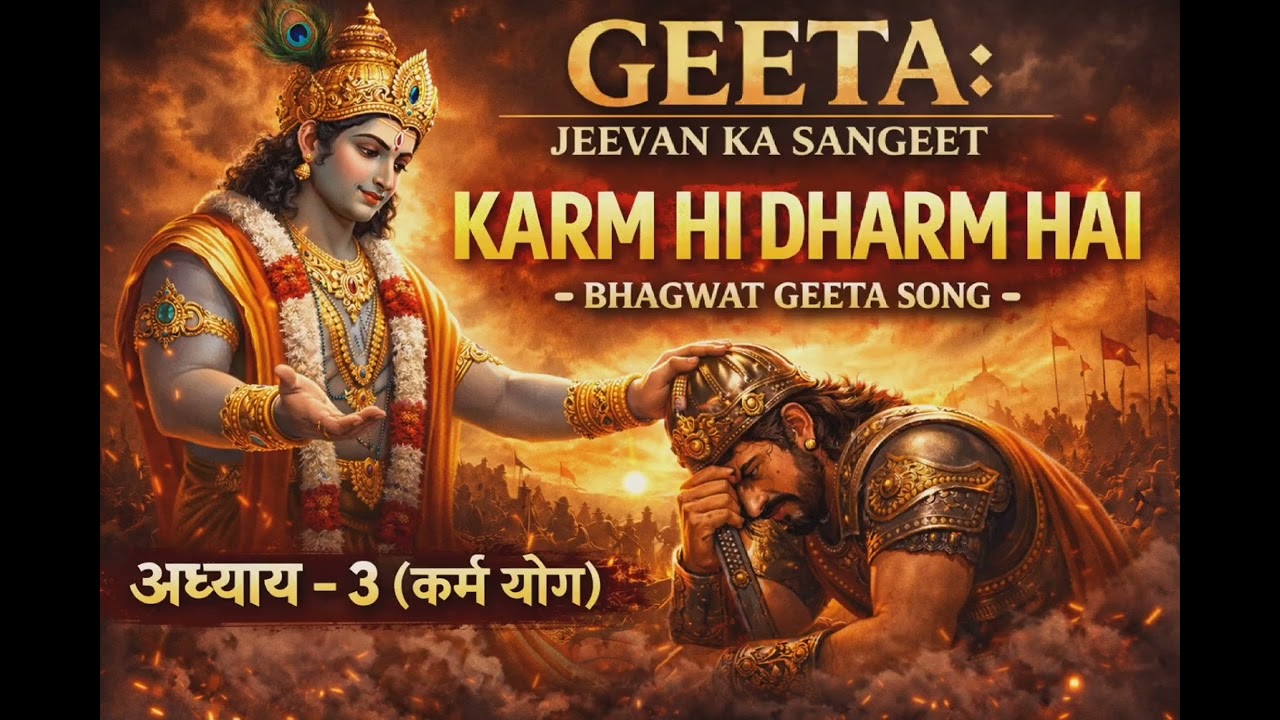 🔱Bhagwat Geeta (Adhyaya -3 Karm Yog)| Hindi Song | Non Stop | Motivational song | #bhaktisong #song 