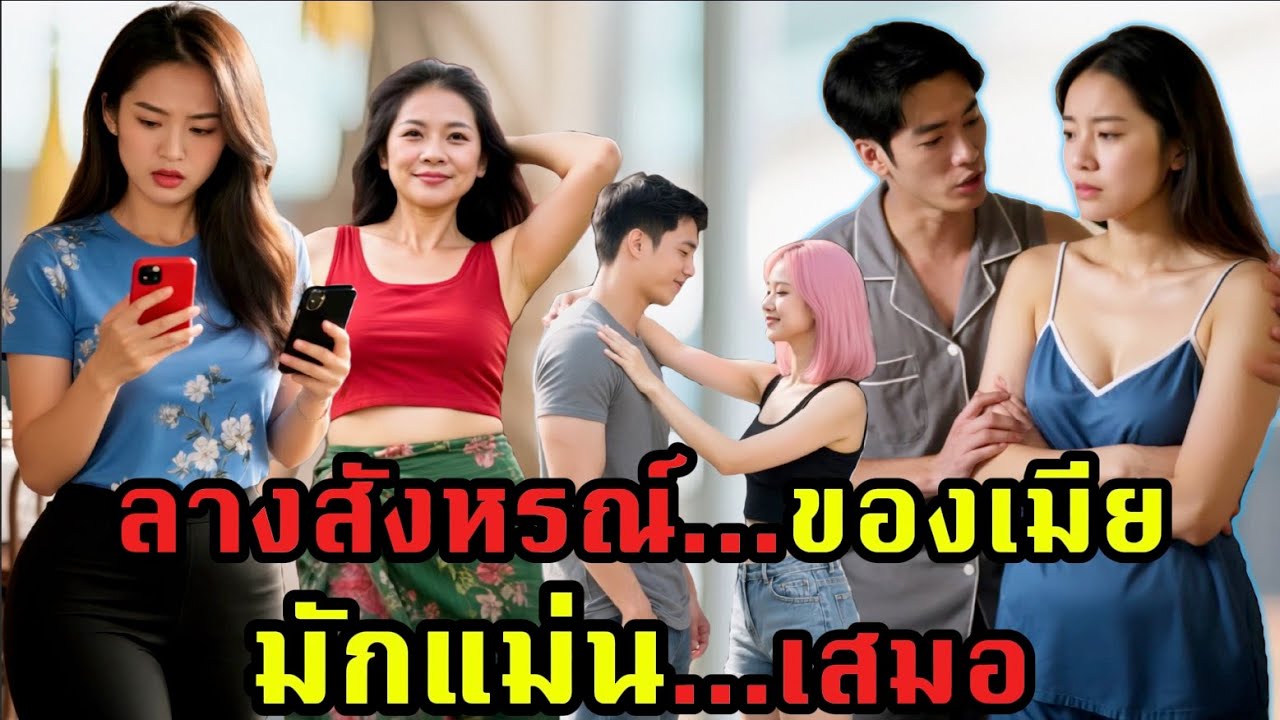 ลางสังหรณ์เมีย...มักแม่นเสมอ..(เมื่อสามีโทรคุยกับลูกพี่ลูกน้อง..ทุกวัน)❗#สร้างจากเค้าโครงเรื่องจริง