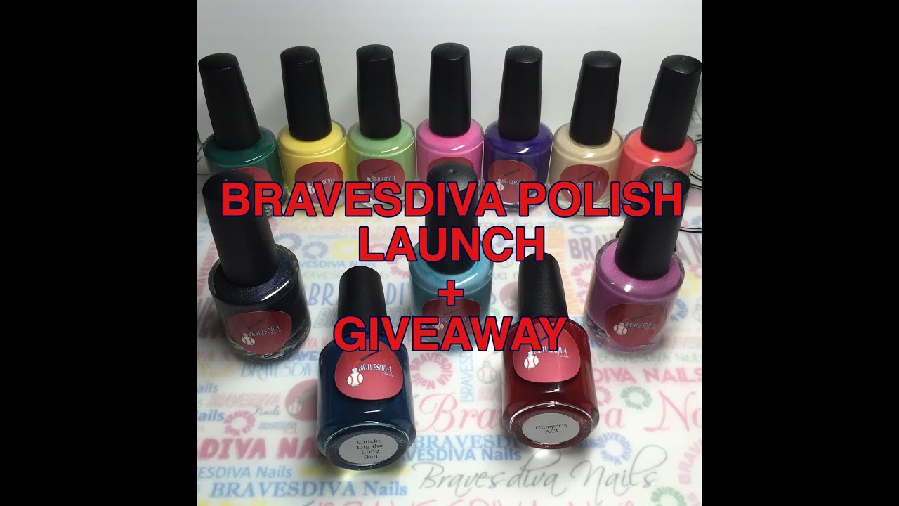 NEW INDIE ALERT! BravesDiva Polish Launch + GIVEAWAY | See My First 12 Polishes & Enter To Win