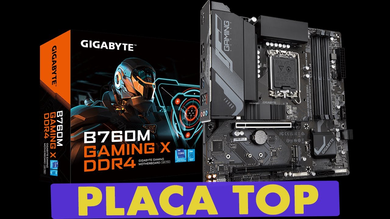 🔥 GIGABYTE B760M GAMING X DDR4 👉 PLACA MÃE TOP PARA PC GAMER E #HACKINTOSH 🔥